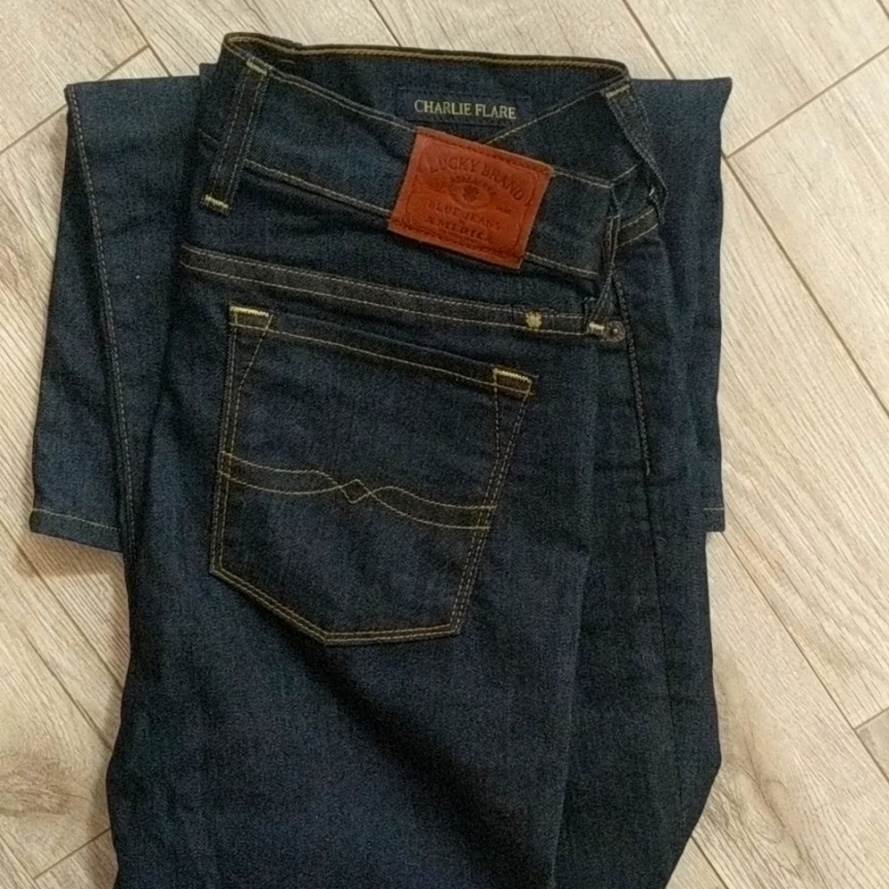 Lucky charlie flare jeans. Never worn